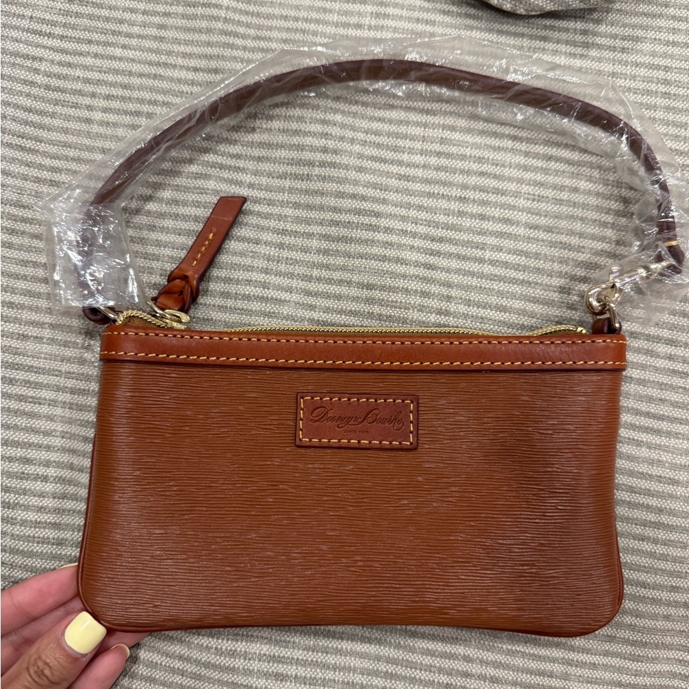Dooney & Bourke Tan Leather Mini Bag